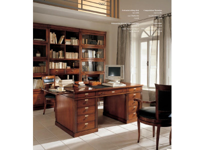 Desk Table Italian Furnishings Furniture Solid Wood Office Secretary new