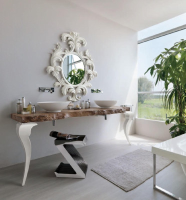 Wooden table for wash basins Washbasin Design Table Wooden table bathroom Washbasin new