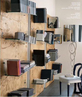 Shelf Living room Wardrobe Bookshelf Wood Office cupboard Cabinets Display case Italy