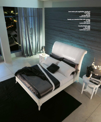 Double Bedroom White Modern 180x200 Double bed Beds Bed Frame Bed Wood