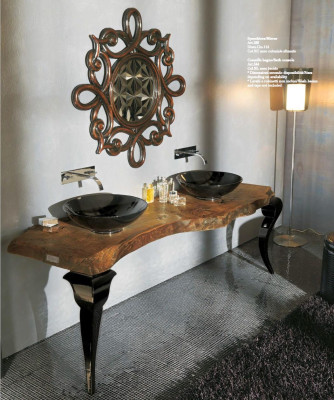 Washbasin Bathroom Table Console Tables Wooden Table Real wood Luxury Washbasin