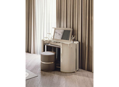 Dressing table with Mirror Bedroom Furniture Design Bedside table Stool 2pcs. new