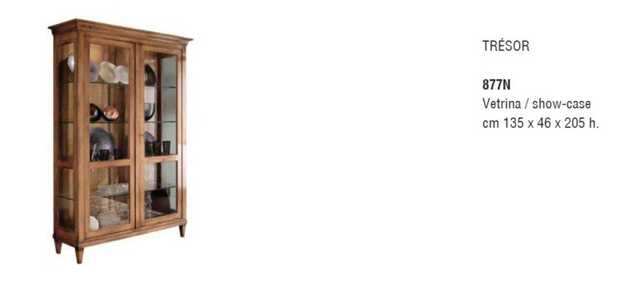 Wardrobe Brown Wood Design Furniture Display case Sideboard Showcases Luxury Glass Cabinets