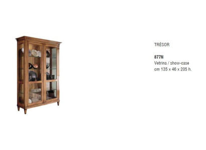 Wardrobe Brown Wood Design Furniture Display case Sideboard Showcases Luxury Glass Cabinets