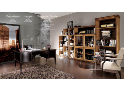 Desk Table Furnishings Chair from Wood Armrests Office furniture Design 2pcs
