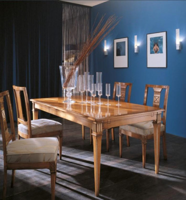 Tables Italian Furniture Solid Wood Dining room Dining table Table Furniture Furnishings