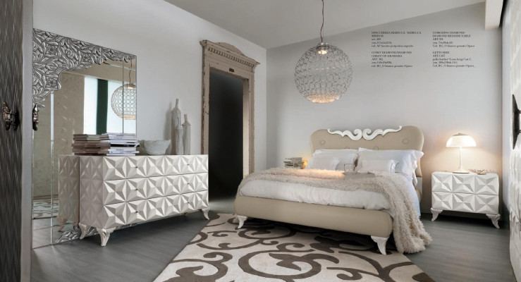 Wall mirror Classic s Wood Rectangular Mirror Design Silver Bedroom new