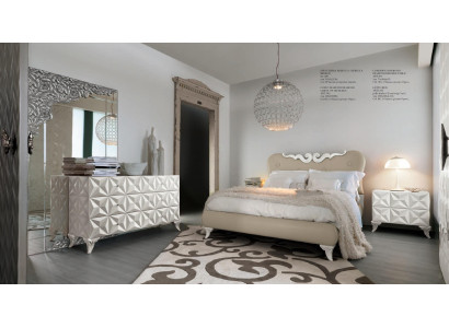 Wall mirror Classic s Wood Rectangular Mirror Design Silver Bedroom new
