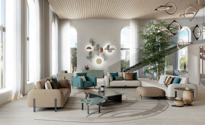 Armchair Luxury Design Design Armchair Textile Living room Italian Furniture Lounge
