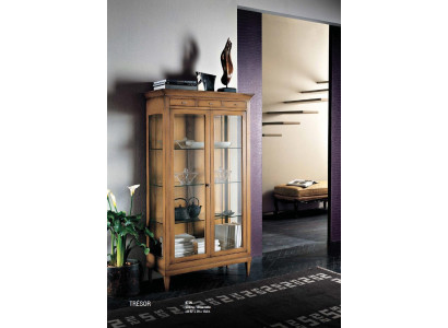 Showcases Living room Brown Cabinets Sideboard light Display case Wardrobe Classic