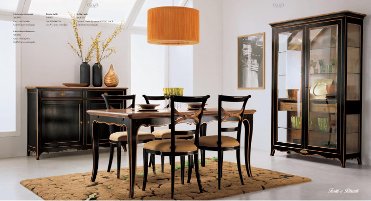 Wooden table Classic r Baroque Style Dining room new Dining table Table Tables Real wood