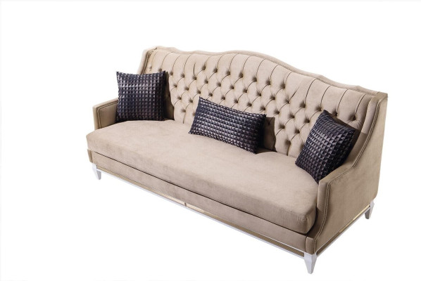 Modern Living room Sofa set Upholstery Three-seater Designer Armchair 3-piece
