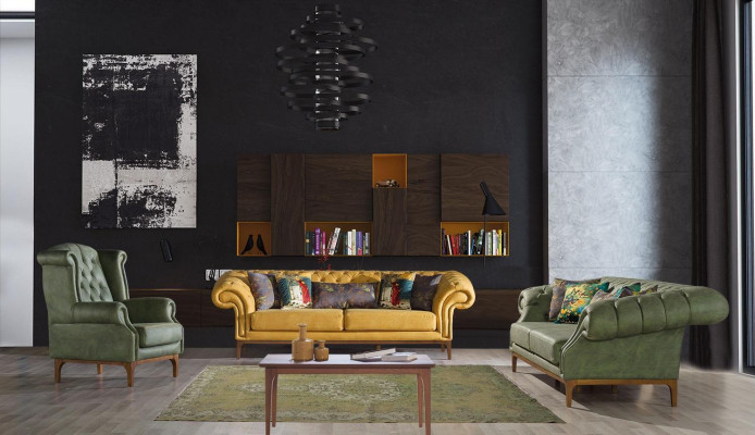 3 Seater Upholstery Sofas Living room Couches Modern Style Designer Furniture Sofa