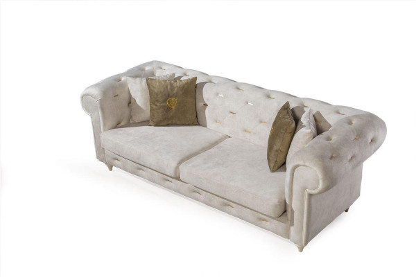 Stylish living room sofa set Dreistzer 2-Seater luxury armchair couch