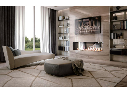 Stool Design Living room Footstool Poufa Side Italian Furniture Bizzotto