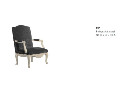 Luxury Armchair Living room Furniture Italian Furnishings Upholstered furniture Single seater