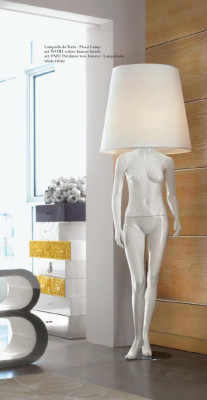 Living room floor lamp Light fixture Standing lights XXL Design Lamp Figure Sculpture new