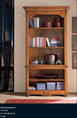 Shelf Wardrobe Office shelf Elegant brown bookshelf Italian Furnishings