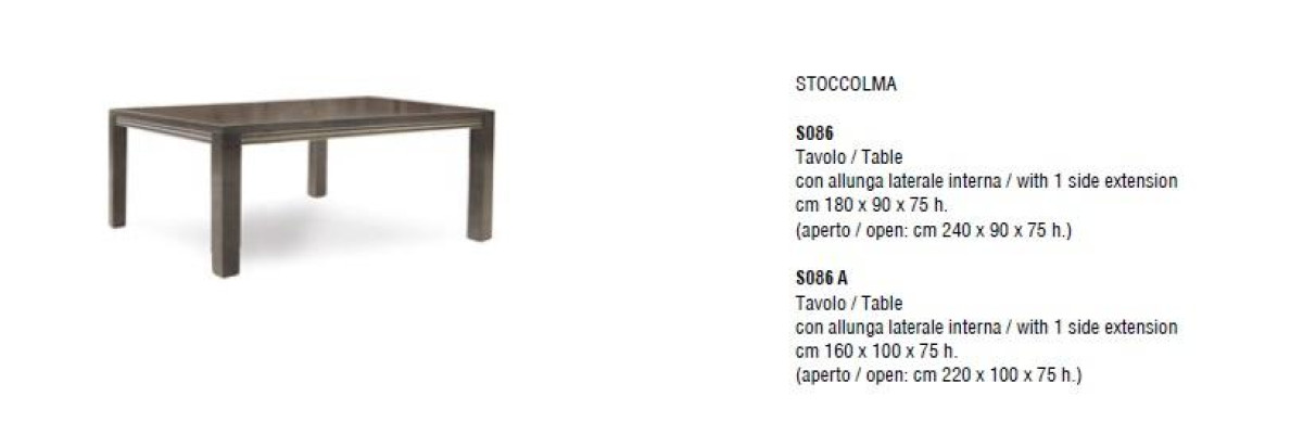 Dining table modern style solid wood furniture Italian table dining tables wooden tables