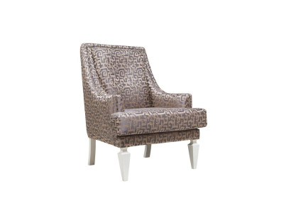 Brown Living Room Upholstered Chair Designer Hotel Single Seater Lounge Furniture