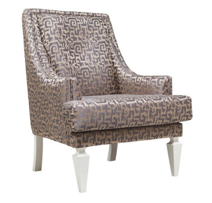 Brown Living Room Upholstered Chair Designer Hotel Single Seater Lounge Furniture