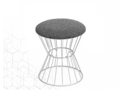 Stool Footstool Cube Luxury Furniture Design Style Lounge Club Fabric