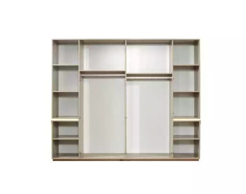 Big Complete e bedroom furniture luxury double bed fabric beige 8 pieces