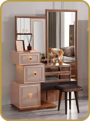 Luxury console table Dressing table Mirror Bedroom Console Beige new