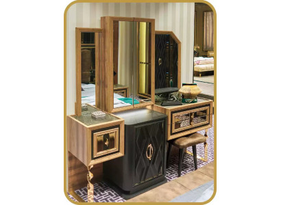 Dressing table Dressing table Console table Console Brown Luxury Wood Modern