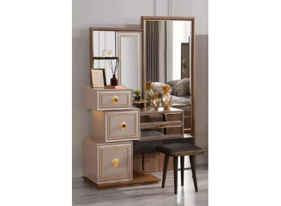 Dressing table Dressing table Console table Console Luxury Wood Design Beige