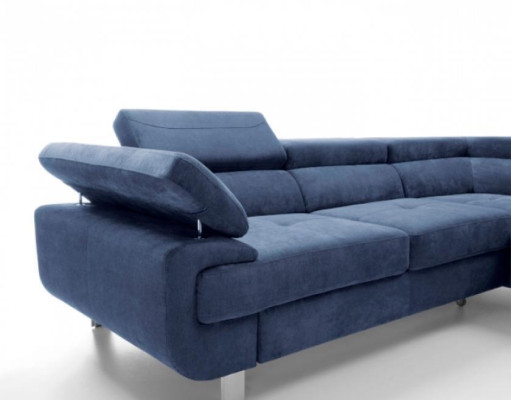 Fabric sofa red Corner suite Corner sofa Bed function L-shape upholstered sofa new