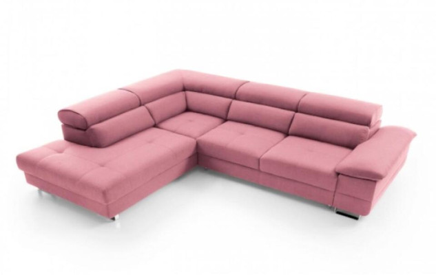 Corner suite Corner sofa L-shape fabric sofa Couch Sofa Blue upholstered sofa Seat