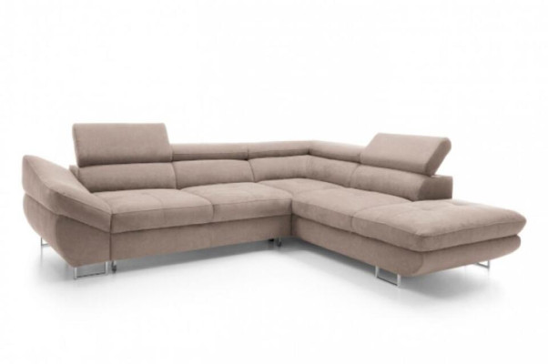 Upholstered sofa Corner suite Corner sofa L-shape fabric sofa Couch Sofa Yellow new