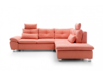 Modern Designer Upholstered Sofa Corner suite Pink Corner sofa L-shape Fabric Sofa Couch Sofa Furniture