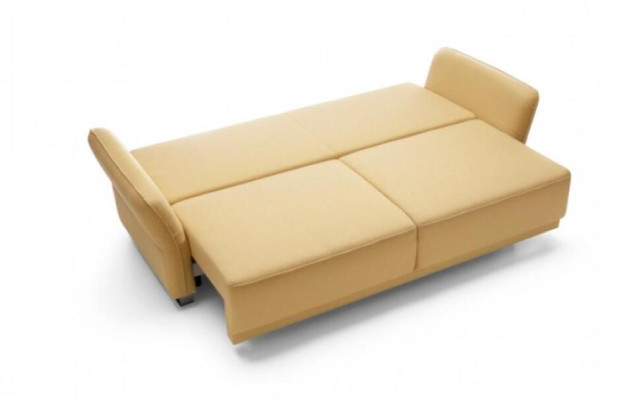 Three Seater Sofa 3 Seater Fabric Sofa Yellow Couch Upholstered Sofa Bed function