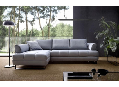 Upholstered sofa Corner suite Corner sofa L-shape fabric sofa Couch Sofa Gray Furniture