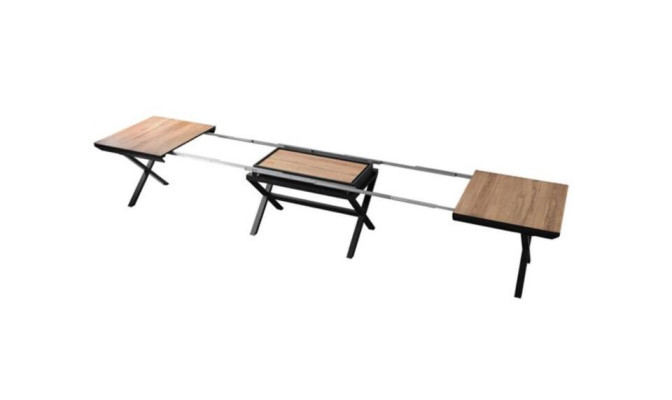 Big Table Conference tables Dining room table Extendable Wood Brown XXL