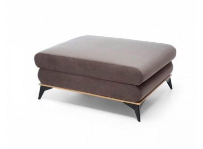 Stool Ottoman Gray Footstool Pouf Living room Fabric