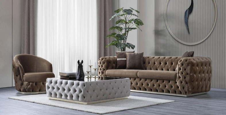 Designer Living room set 3 + 1 Seater Furniture Luxury and Modern set 2 pieces