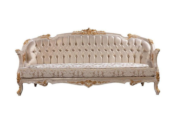 Luxury Chesterfield Sofa set 3+1 Seater Classic Sofa Baroque Upholstery Seat