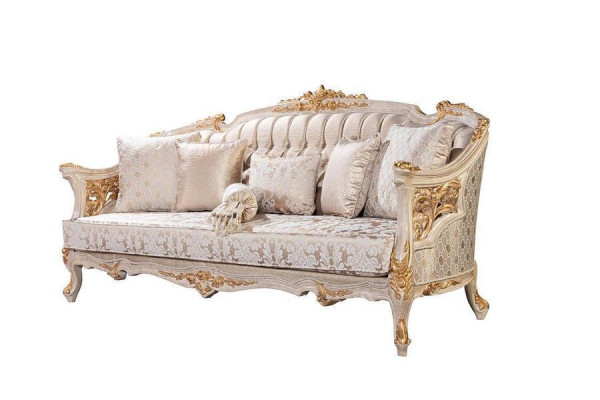 Luxury Chesterfield Sofa set 3+1 Seater Classic Sofa Baroque Upholstery Seat