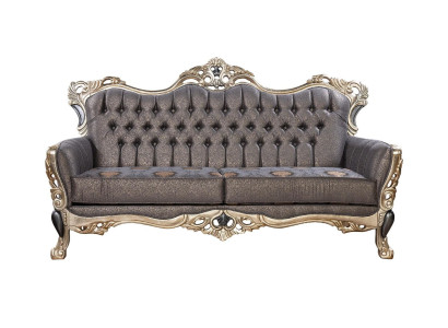 Classic Sofa 3 Seater Upholstered Sofa White Textill Seat Design Couch Sofas Fabric