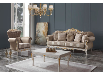 Couch set sofa set upholstered sofa fabric sofa three seater brown set sofa