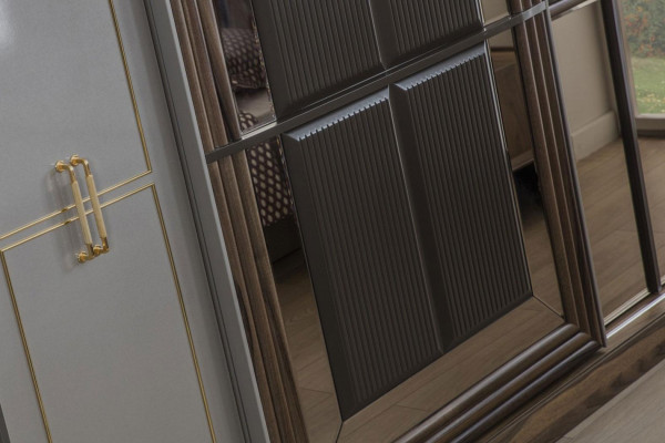 Wardrobe Cabinets Wardrobe Bedroom Brown Modern Wood Luxury