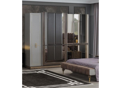 Wardrobe Cabinets Wardrobe Bedroom Brown Modern Wood Luxury