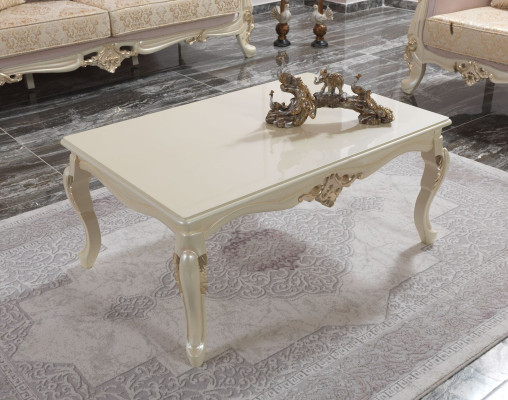 Coffee table Living room table Side table Consoles Beige Wood Table