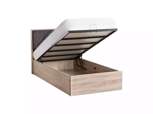Childrens bed bed base Bed Bed Frame Wood Gray Childrens room Beds