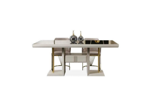 Luxury Dining room Set Dining table 6x Chairs Sideboard Furniture Dining set 9 pieces.