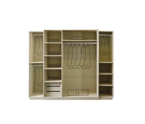 Luxury Wardrobe Wardrobe Mirror Furniture Design Cabinets Coat rack new
