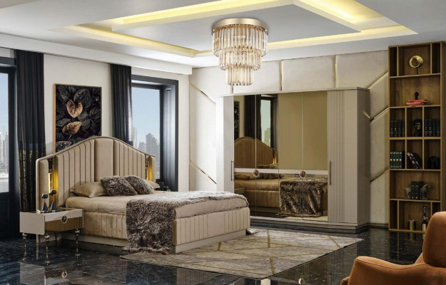 Luxury Bed Italian Style Design Furniture Bedroom Beds Double